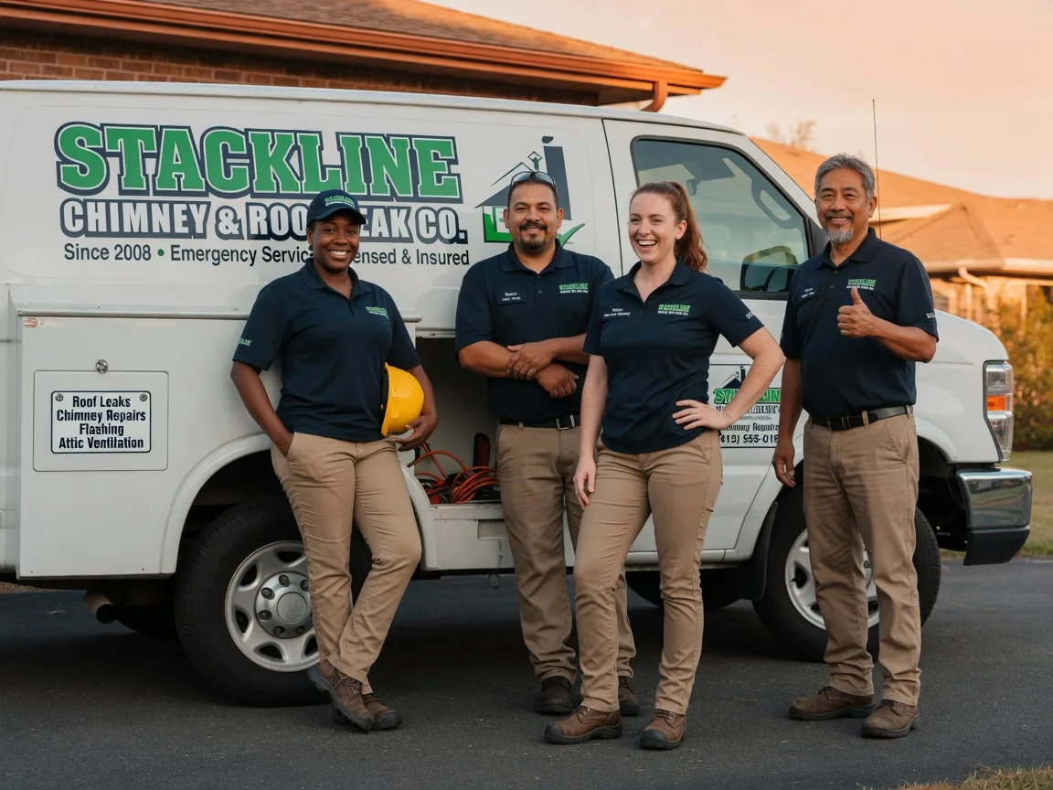 Chimney flashing repair company in Rockwood, TN